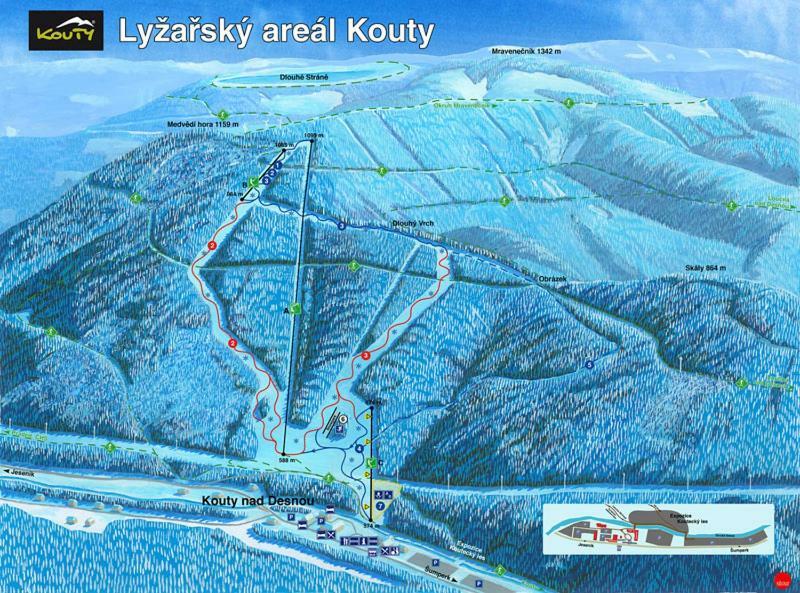 Loučná nad Desnou Chata Koutik מראה חיצוני תמונה